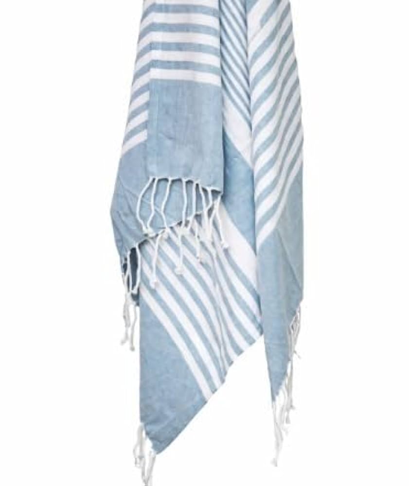 F-21b SRP Craft navy-stripe fouta Turkish towel 3-pack
