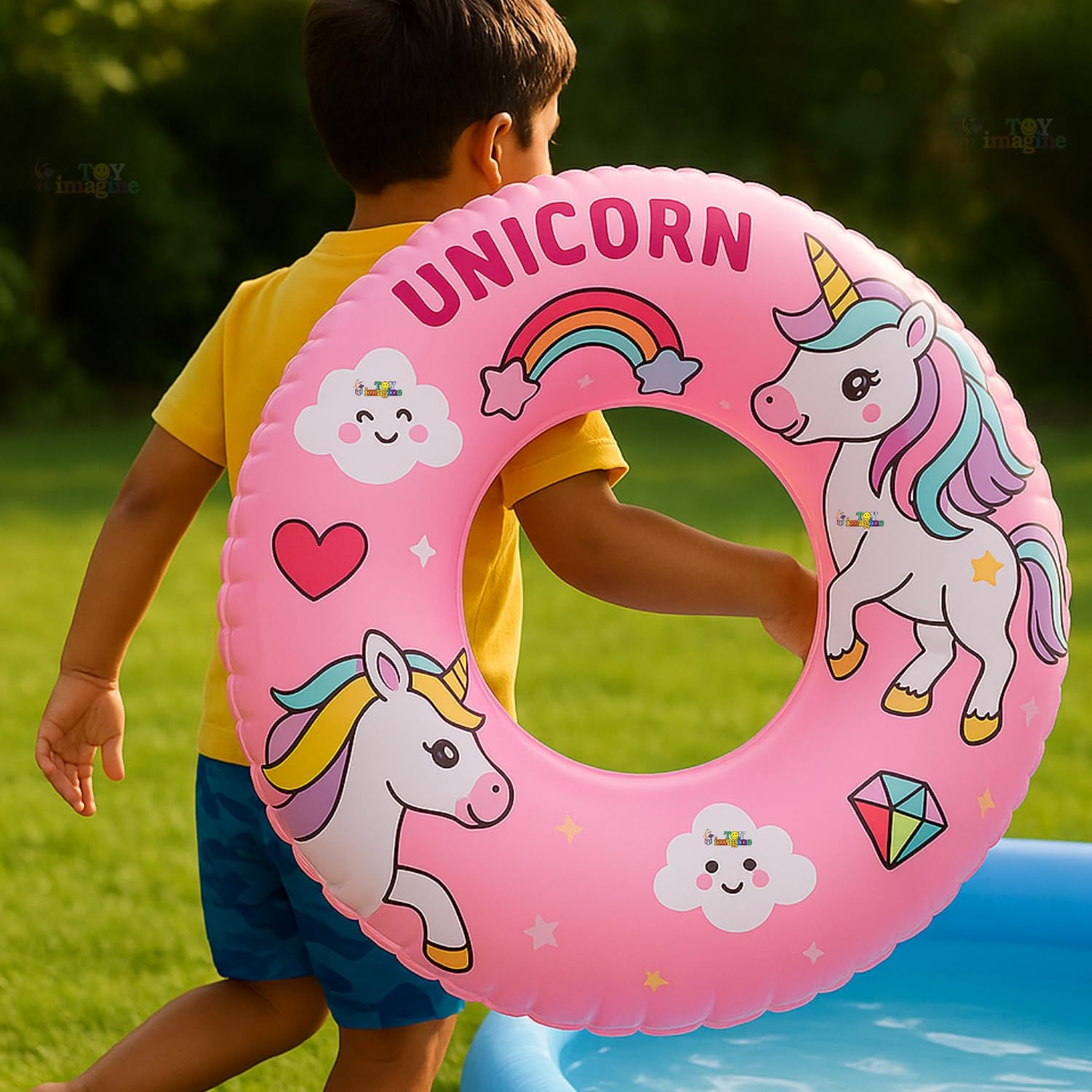 F-24a Toy Imagine Unicorn Inflatable Swimming Ring 3-6Y