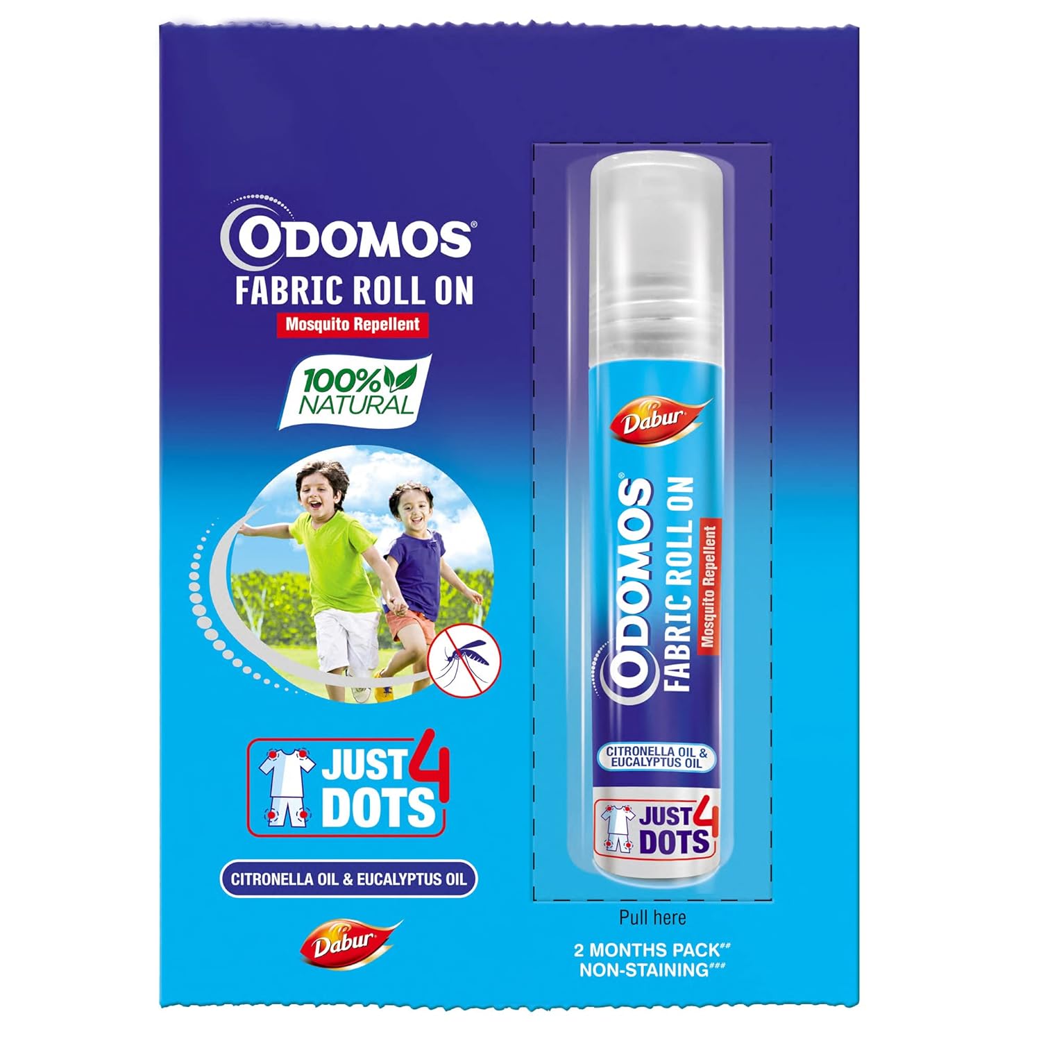 F-31 Odomos Naturals DEET-free Roll-On + Non-Sticky Cream mosquito repellent