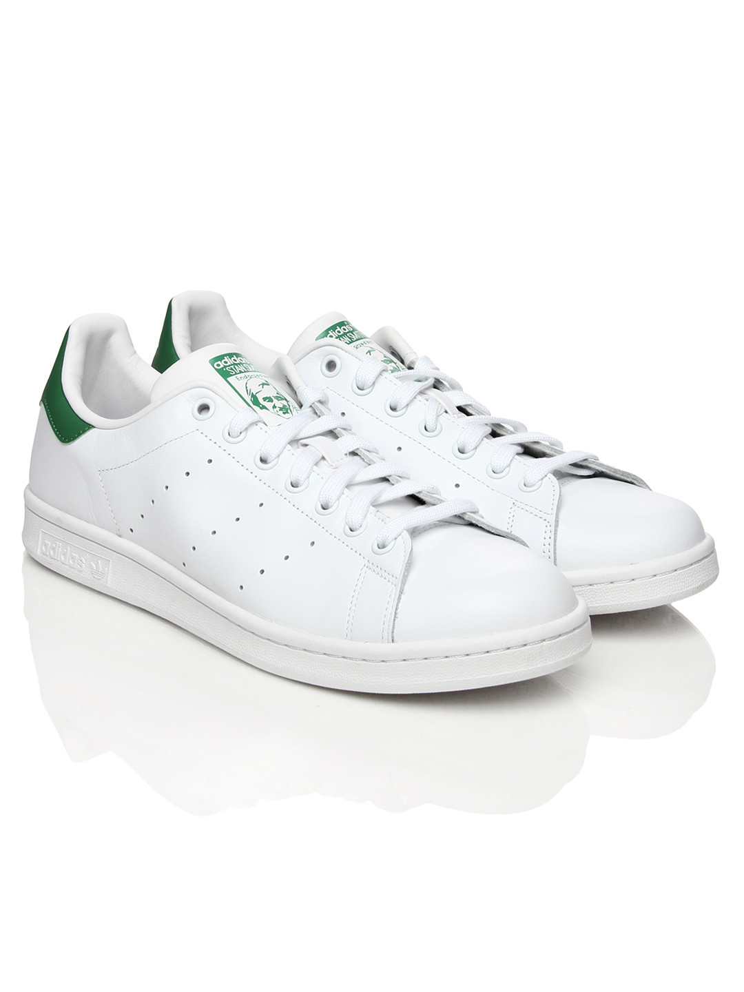 N-08 ADIDAS Originals Stan Smith white/green leather (v3.2 replaces Nike Court Vision)