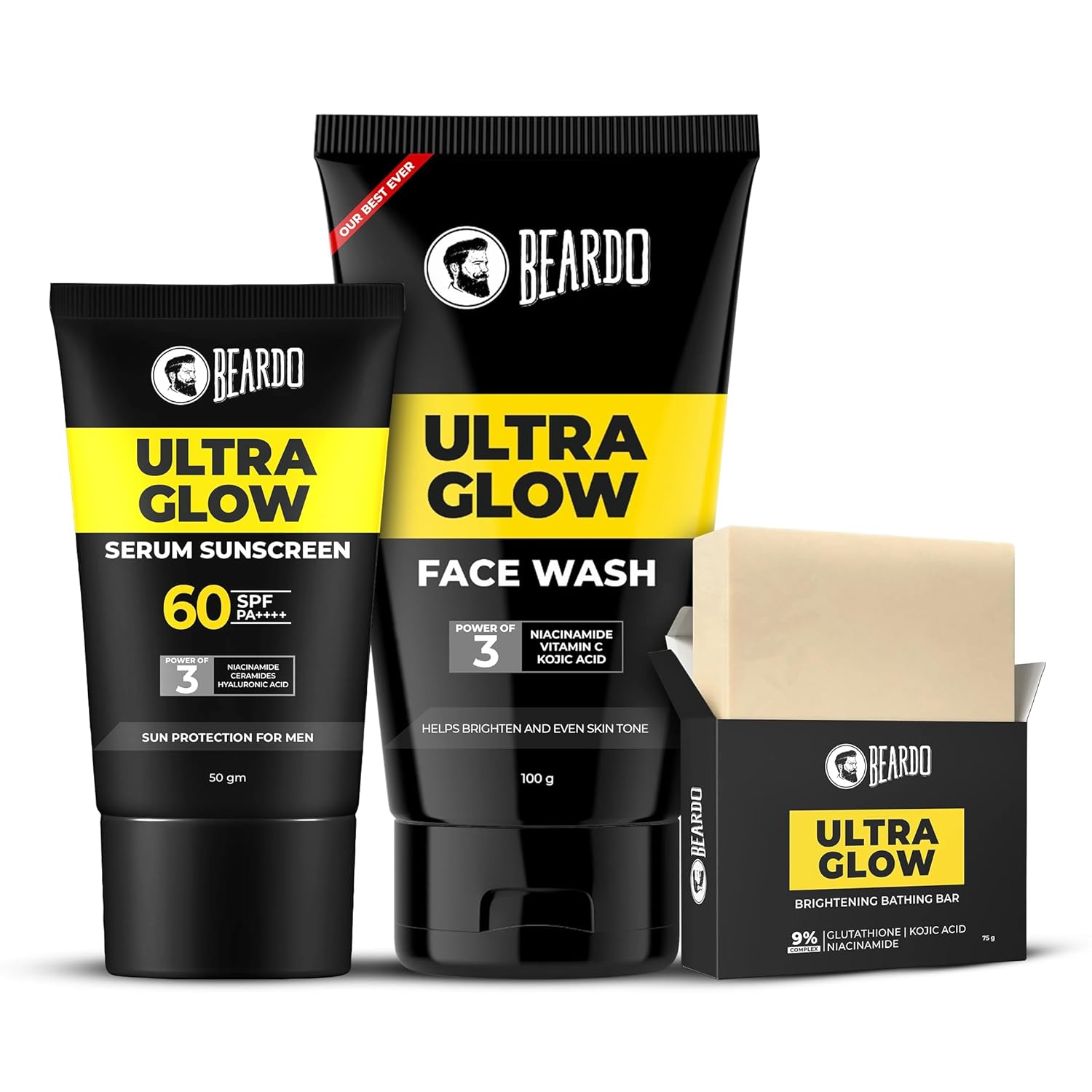 N-34 Beardo Ultra Glow-up Skincare Kit