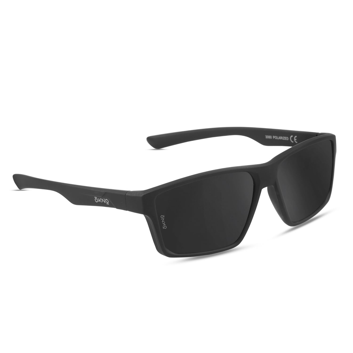 N-12c Eyewearlabs OKNO NORG Polarized Sports Wrap (matte black)