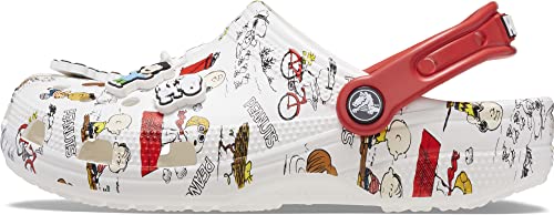 OWNED-N14 Crocs Peanuts Snoopy Clogs — D9 AM beach signature