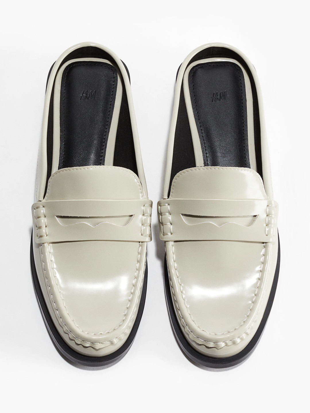 Y-36 H&M Loafer Mules cream-beige