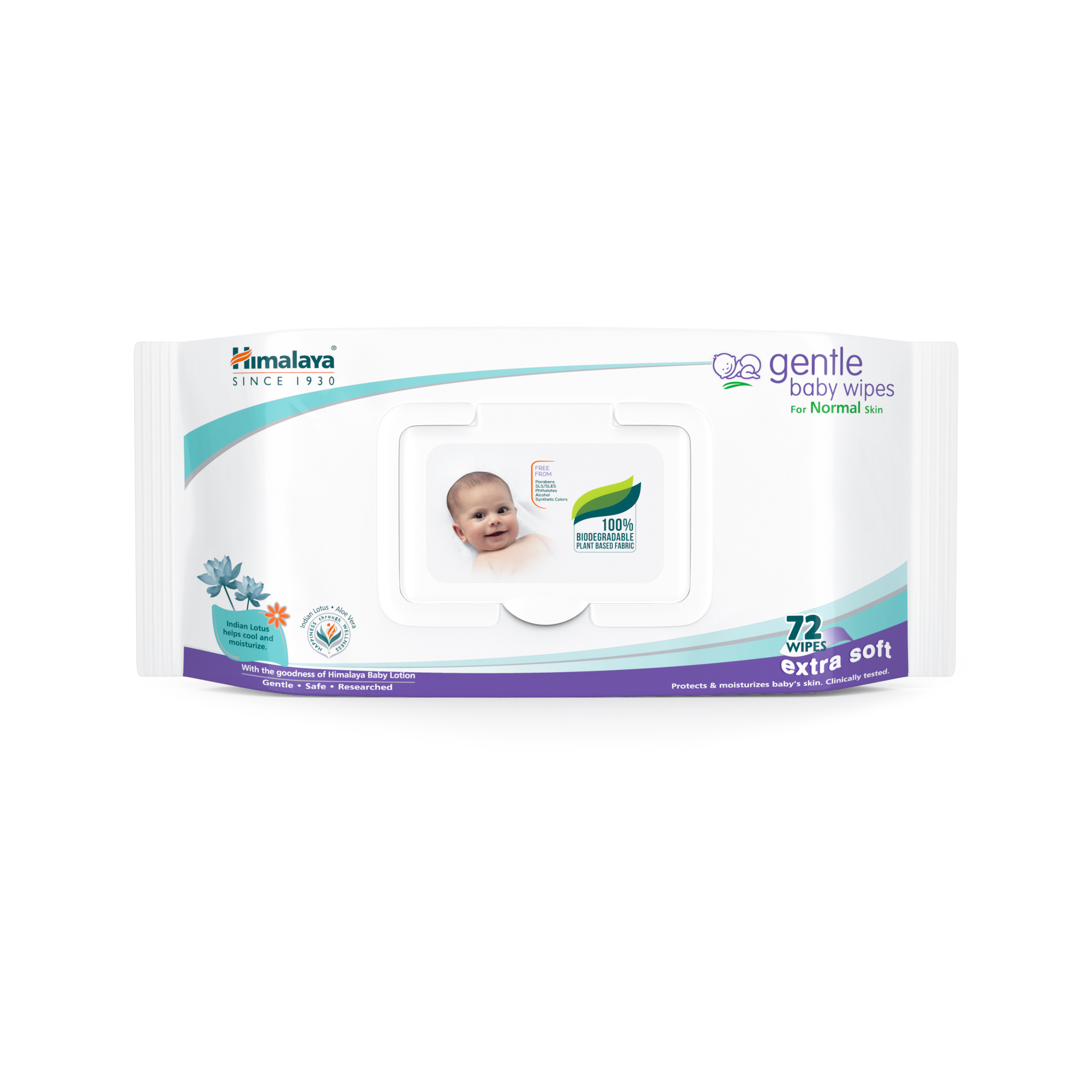 F-07 Himalaya Gentle Baby Wipes 72s