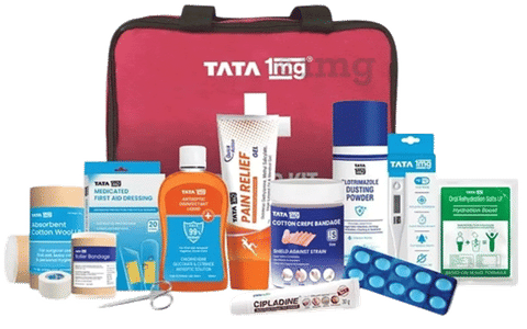 F-08 Tata 1mg Compact First Aid Kit 15-Pc