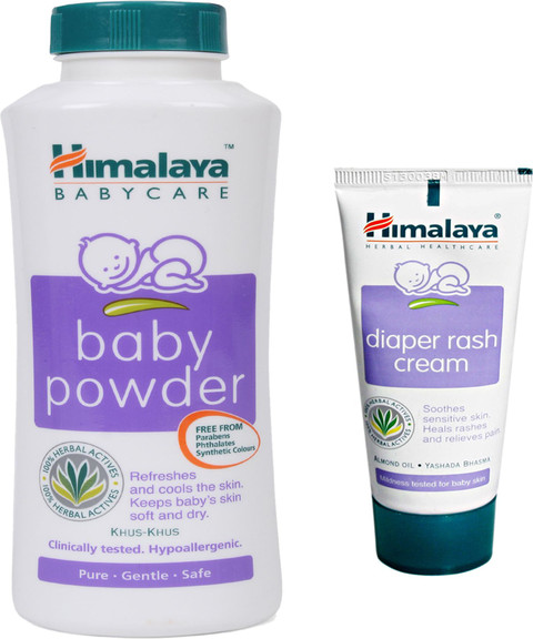F-09 Himalaya Baby Powder 200g + Diaper Rash Cream