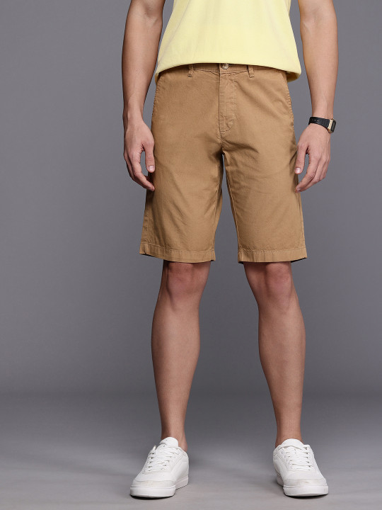 N-14 Allen Solly beige chino shorts