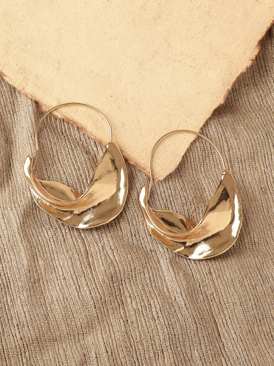 Y-15 SOHI Gold Classic Hoop Earrings