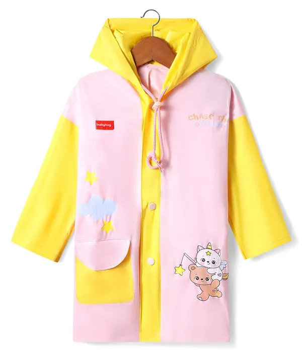 KEEP-K2 Babyhug rainbow hooded raincoat