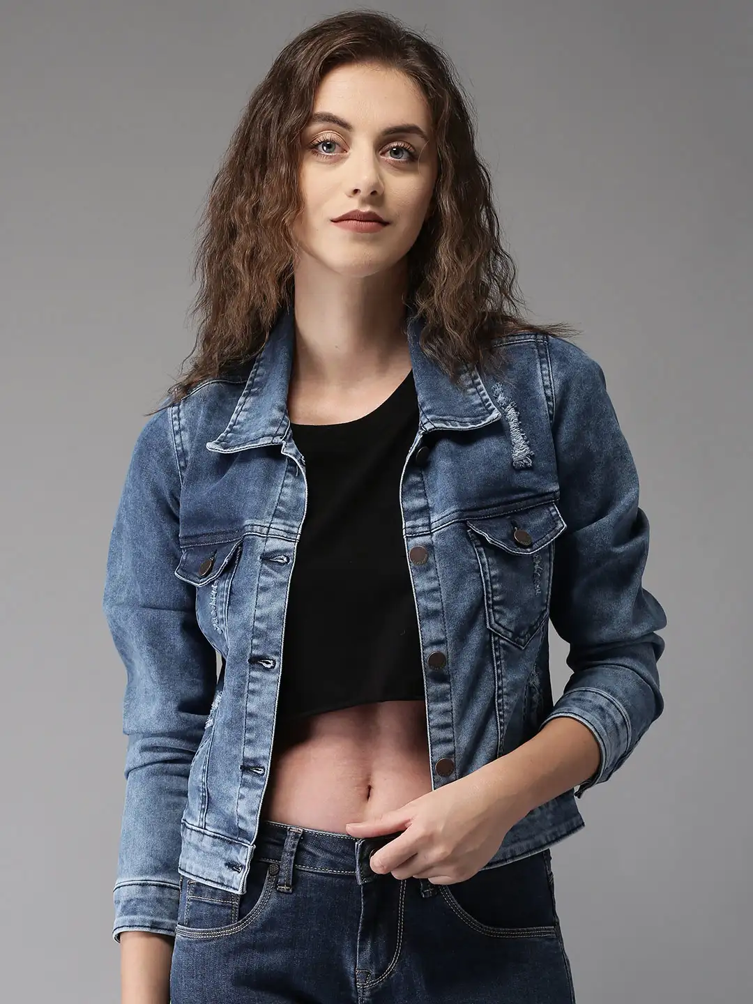 KEEP-Y3 HereNow cropped denim jacket — Chiang Mai + P2 birthday layer